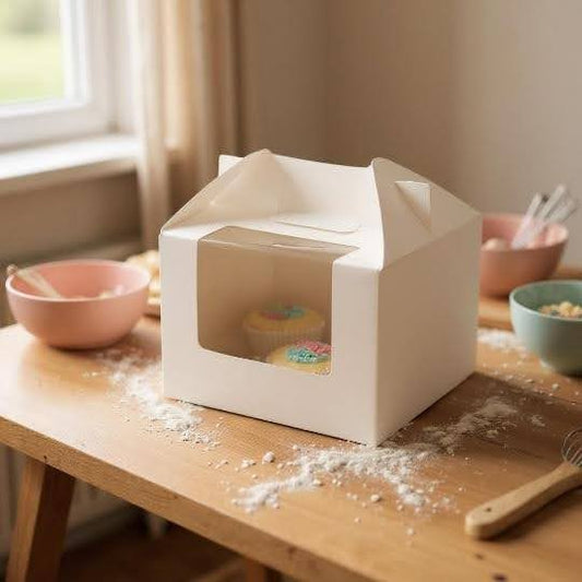Portable Cake Box with Window (Pack of 10)