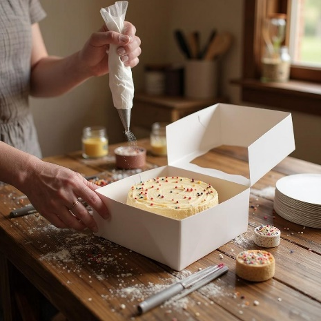 Cake Box with Clear Window (Pack of 10)