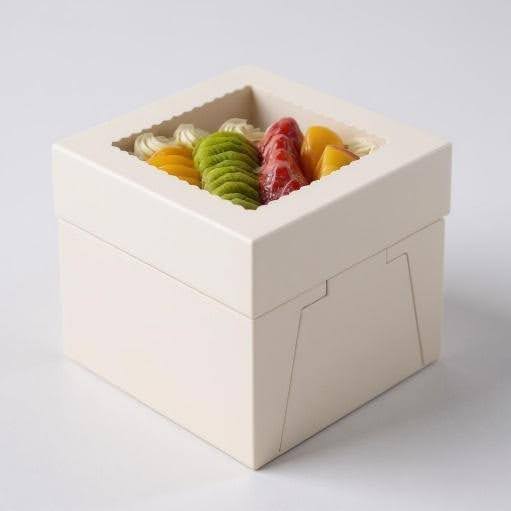 Cake Box with Clear Window Lid (Pack of 10)