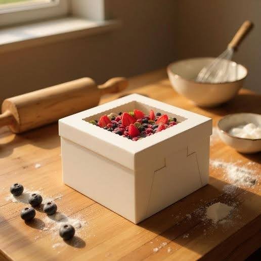Cake Box with Clear Window Lid (Pack of 10)