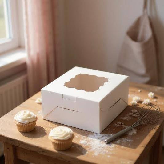 Cake Box with Clear Window (Pack of 10)