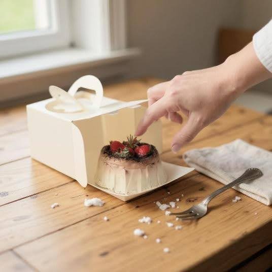 Cake Box with Handle (Pack of 10)