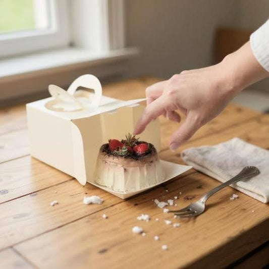 Cake Box with Handle (Pack of 10)